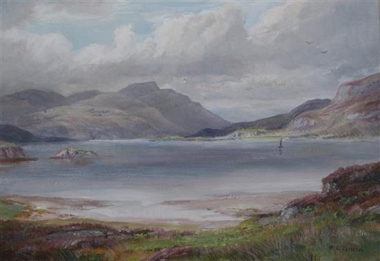 William Lakin Turner (1867-1936) Scottish landscapes, 7 x 10in.